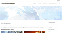 Desktop Screenshot of informatica-juridica.com